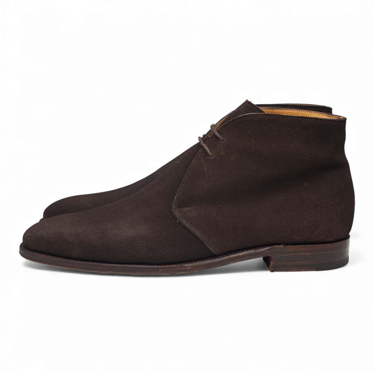 'Boughton' Dark Brown Suede Chukka Boots UK 9 F