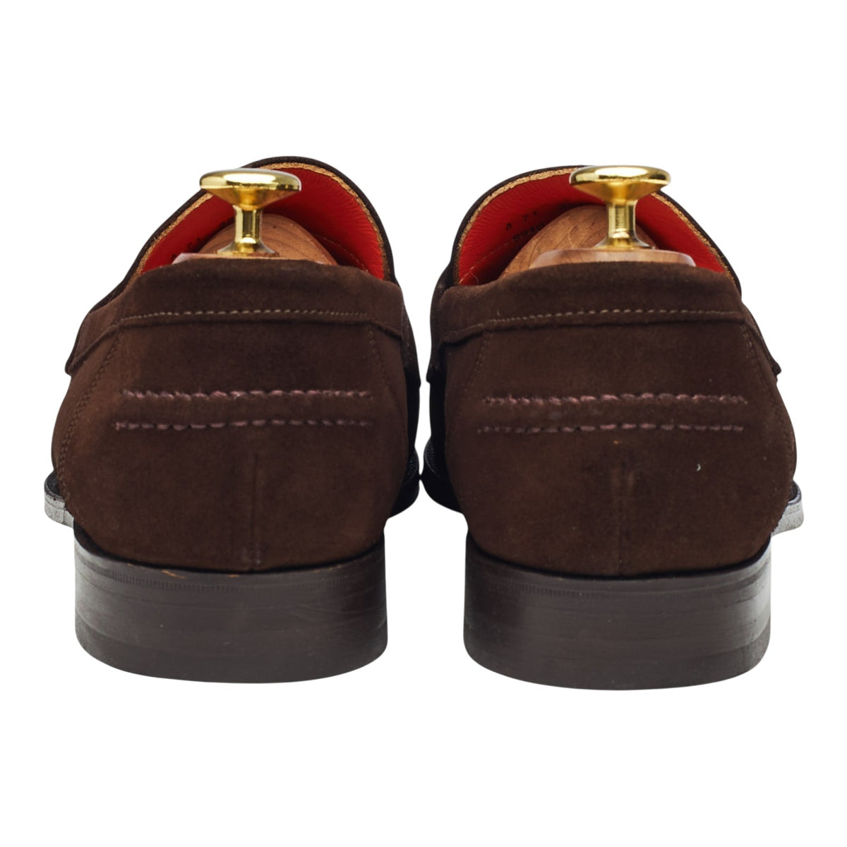 Dark Brown Suede Loafers UK 8.5 EX