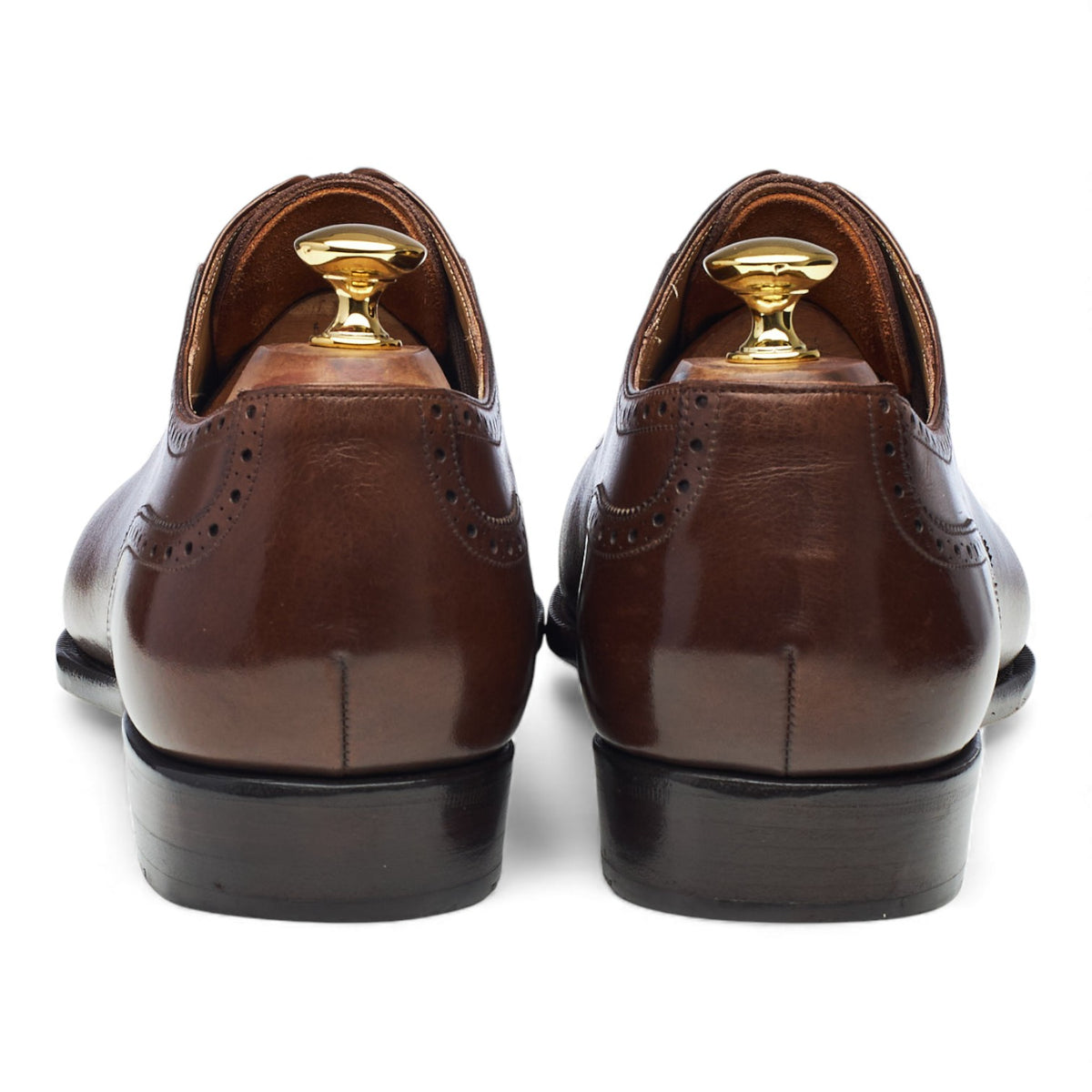 MTO 'Artista' Brown Leather Oxford Semi Brogue UK 11 F
