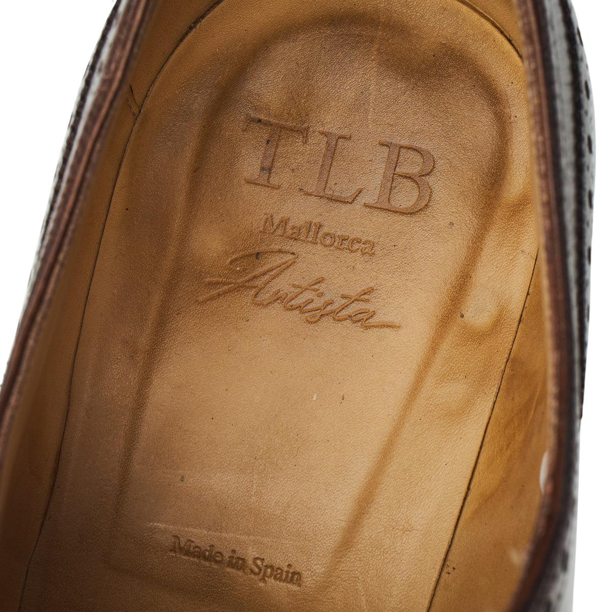 MTO 'Artista' Brown Leather Oxford Semi Brogue UK 11 F