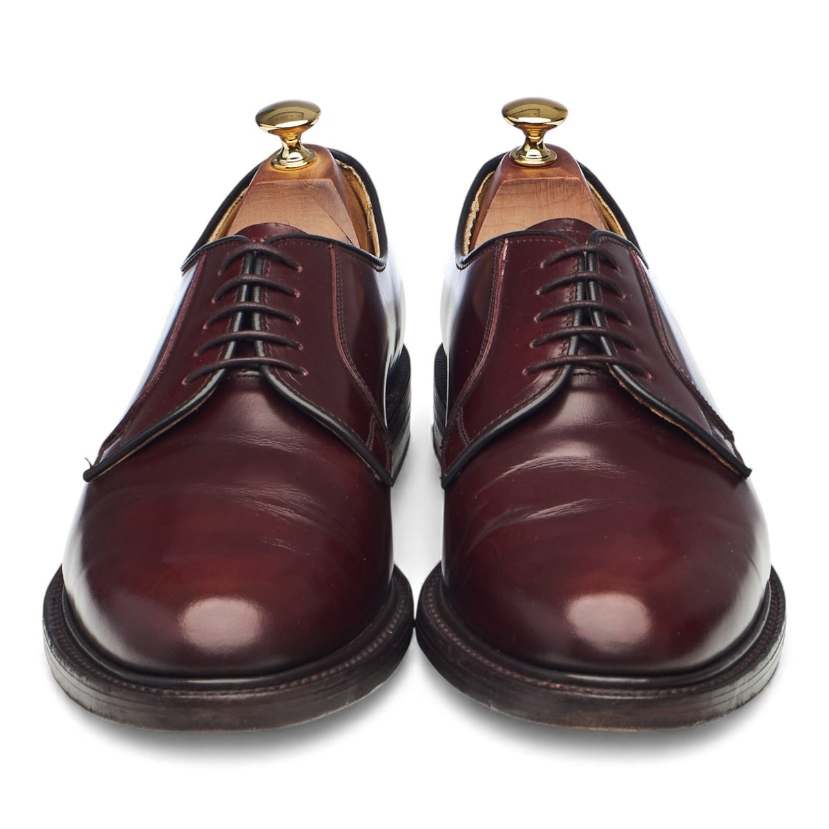 '771' Burgundy Leather Derby UK 10 EX