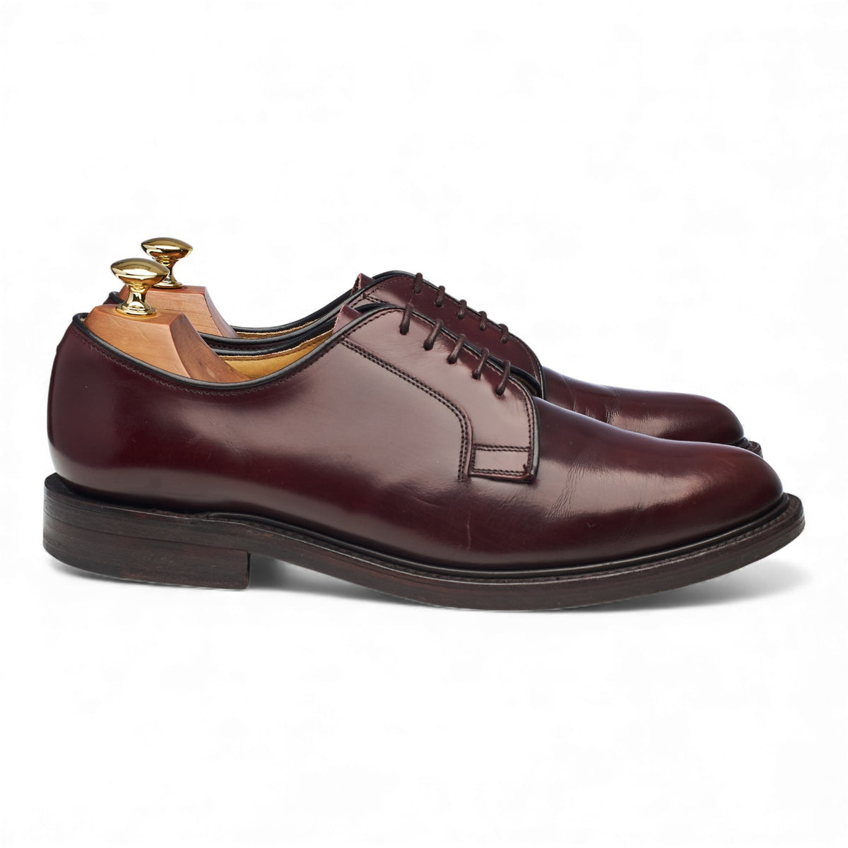 '771' Burgundy Leather Derby UK 10 EX