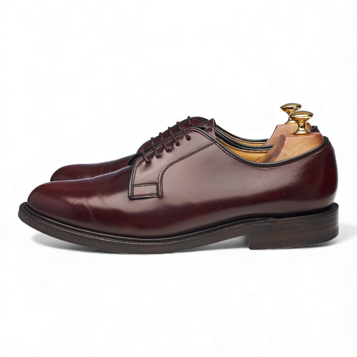 '771' Burgundy Leather Derby UK 10 EX