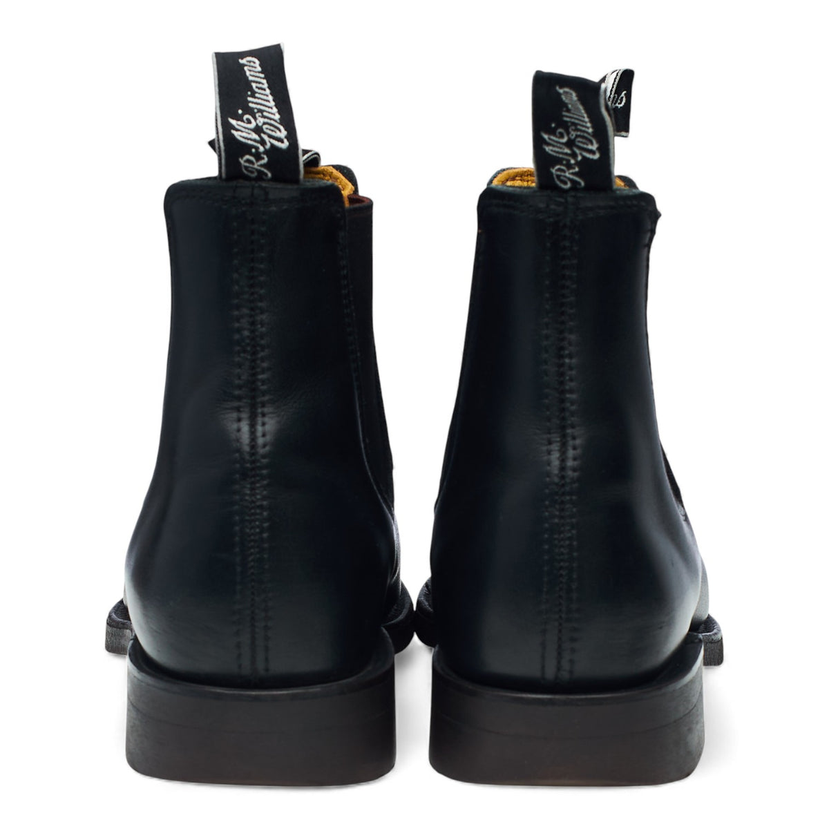 'Comfort Turnout' Black Leather Chelsea Boots UK 8 G