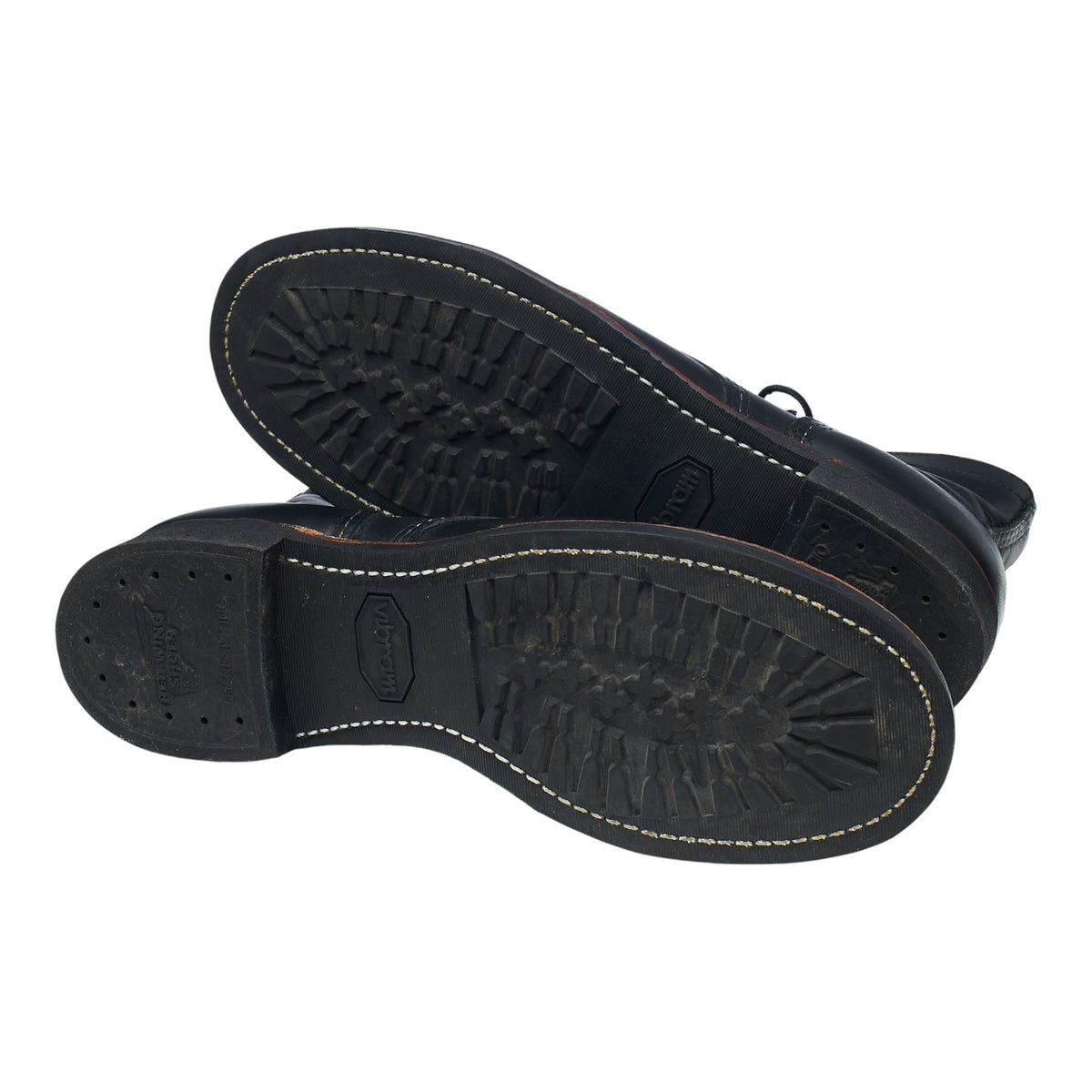 '8084' Black Leather Iron Ranger Boots UK 8 US 9 D