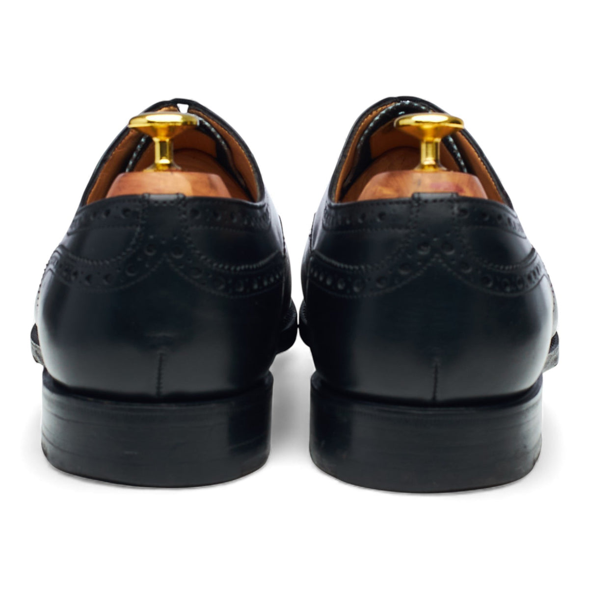 'Diplomat' Black Leather Oxford Brogues UK 8.5 G