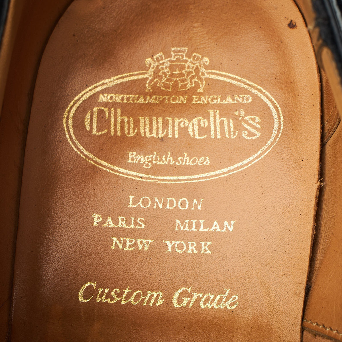 'Diplomat' Black Leather Oxford Brogues UK 8.5 G