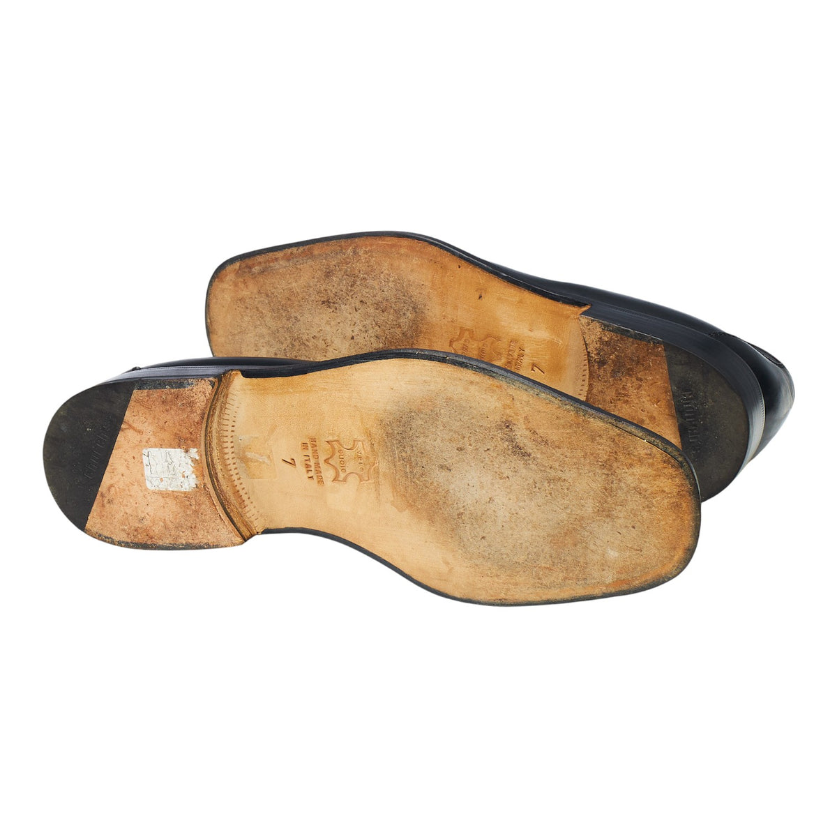 'Carrara lll' Black Leather Moccasins Horsebit Loafers UK 7 F