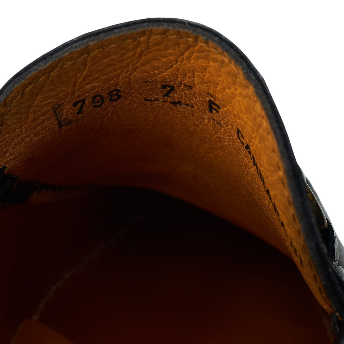 'Carrara lll' Black Leather Moccasins Horsebit Loafers UK 7 F