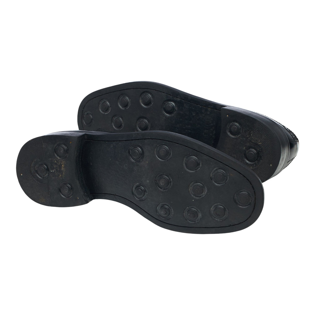 Black Leather Derby Brogues UK 6