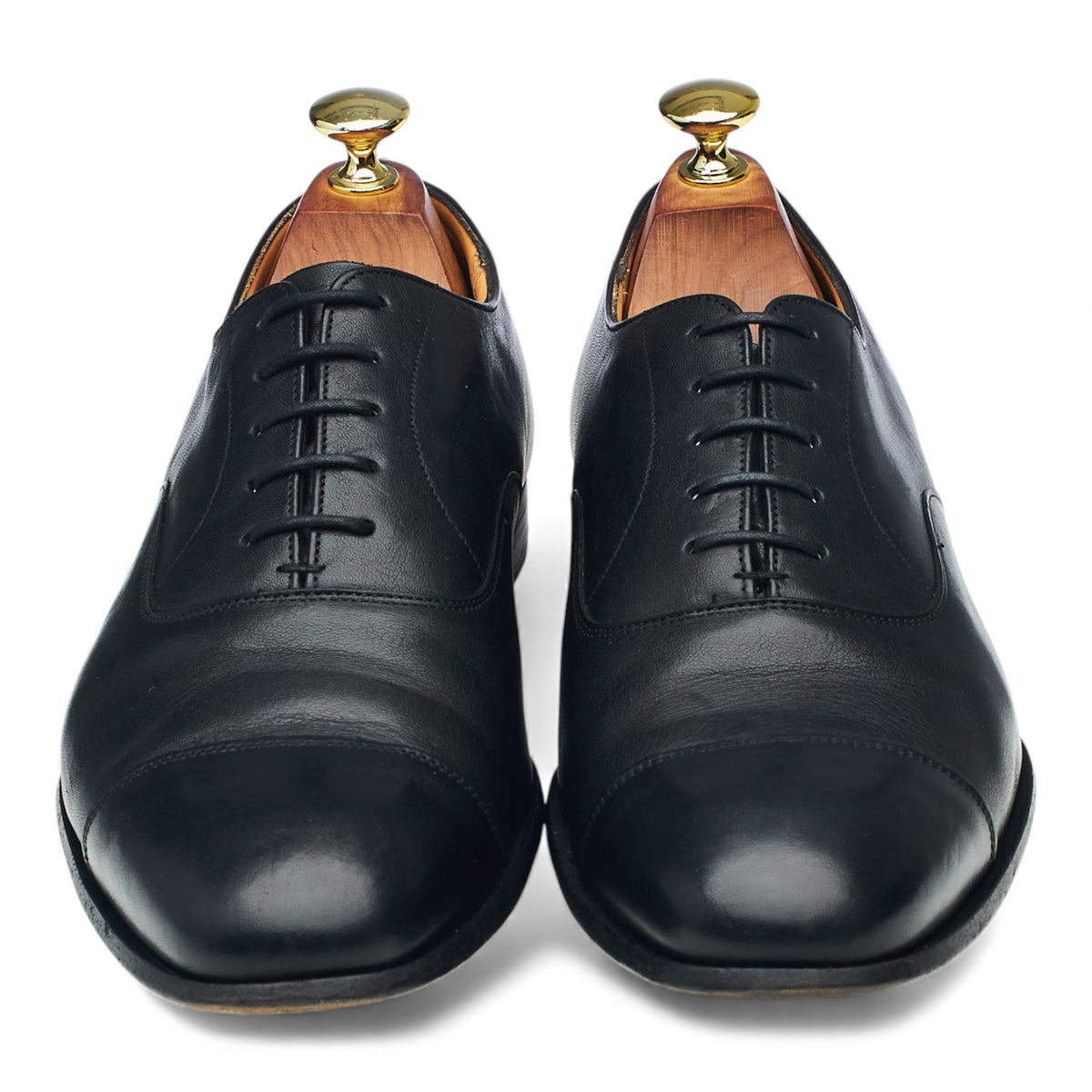 'Dingley' Black Leather Oxford UK 7.5 F