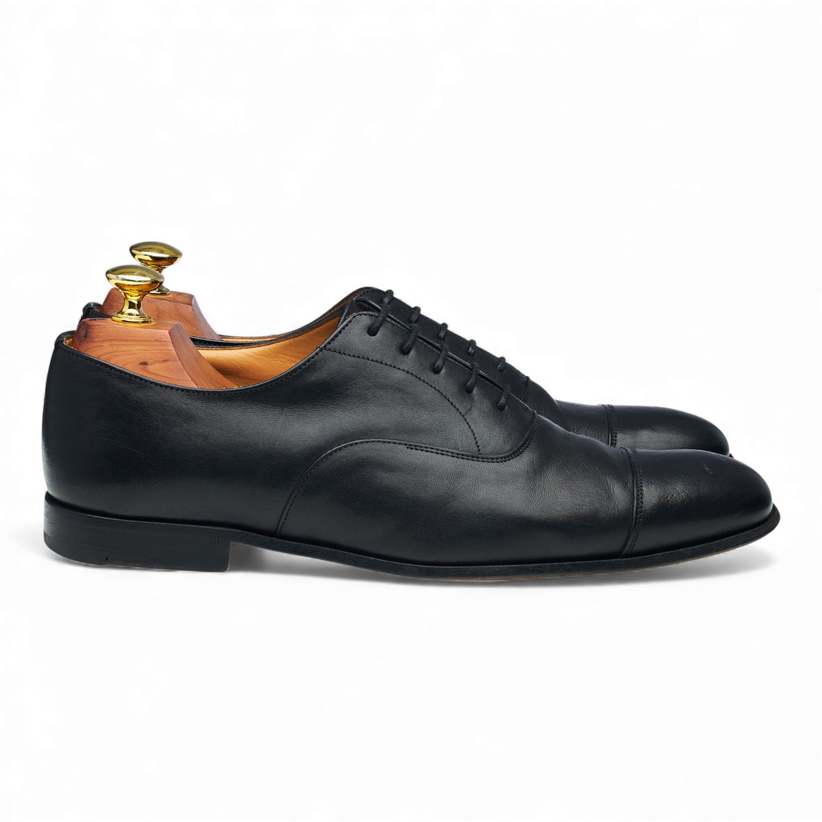 'Dingley' Black Leather Oxford UK 7.5 F