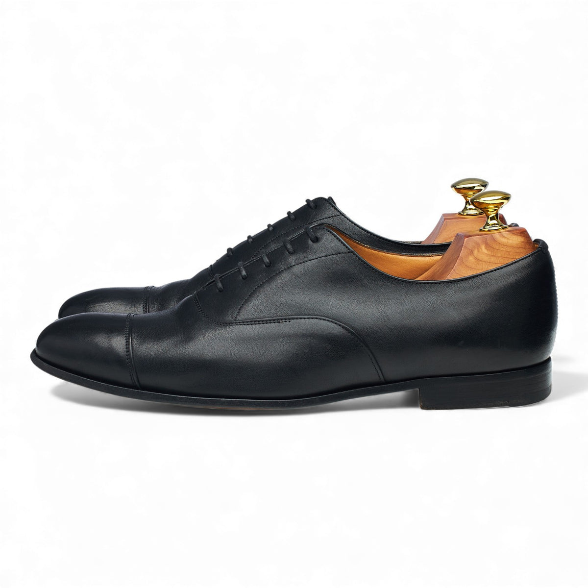 'Dingley' Black Leather Oxford UK 7.5 F