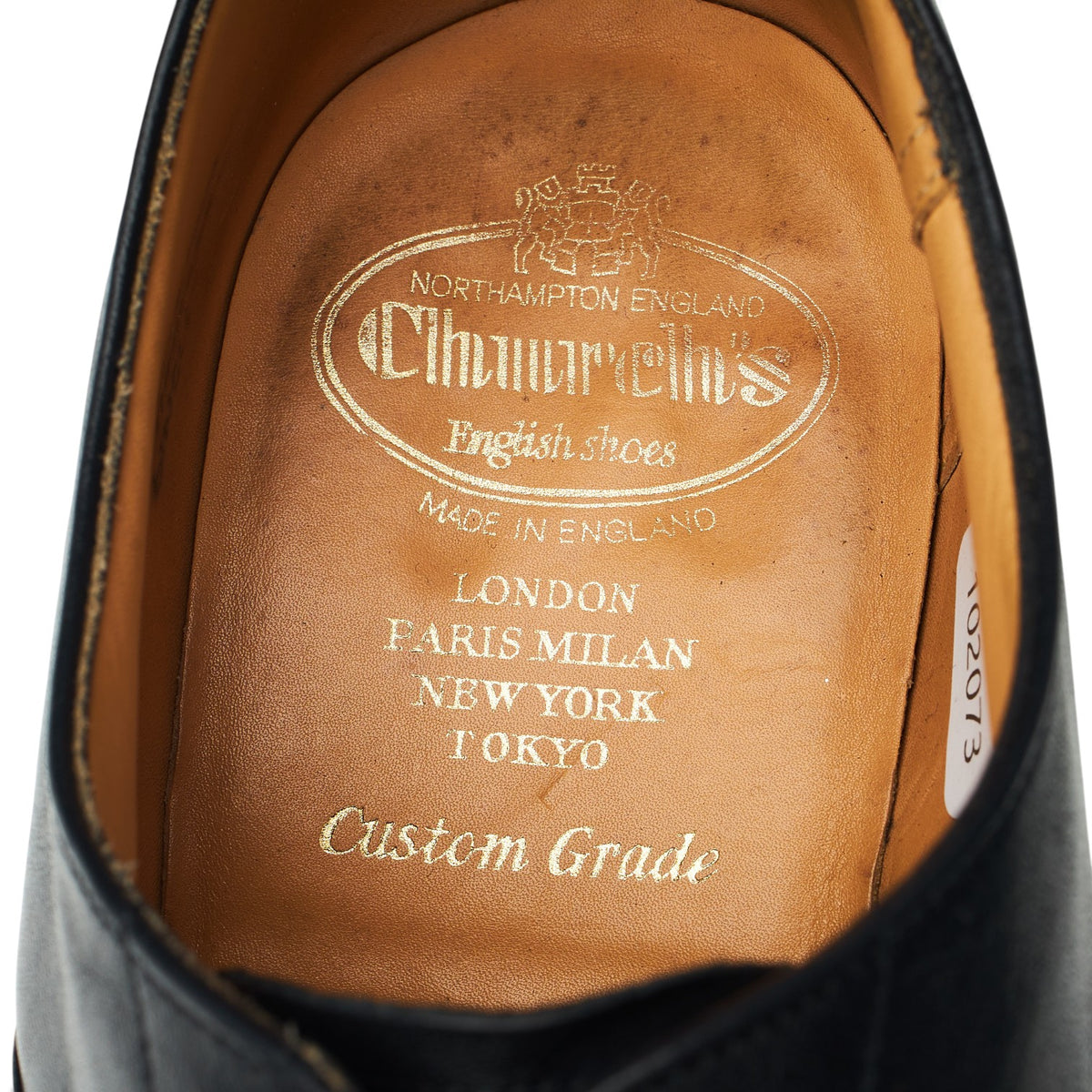 'Dingley' Black Leather Oxford UK 7.5 F