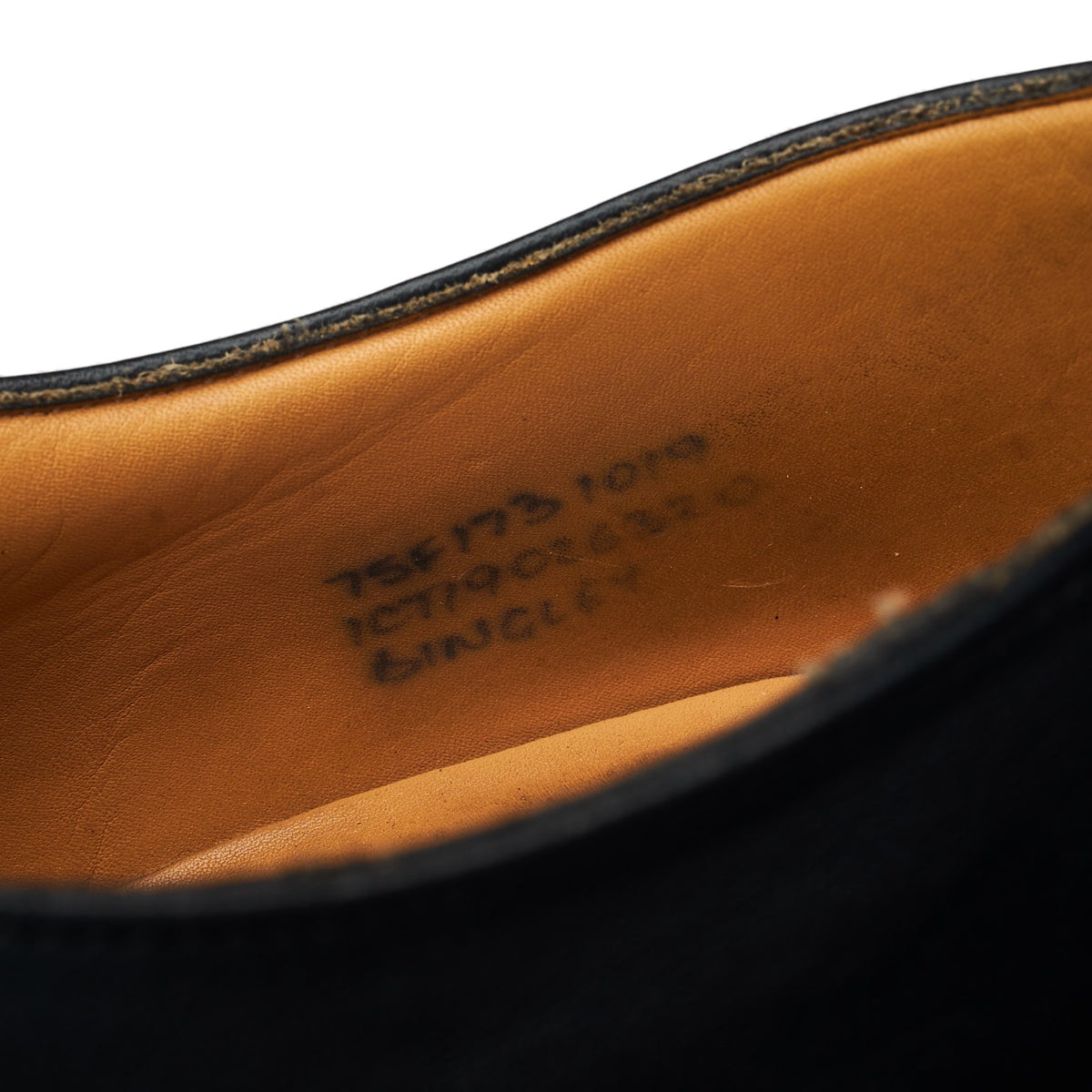 'Dingley' Black Leather Oxford UK 7.5 F