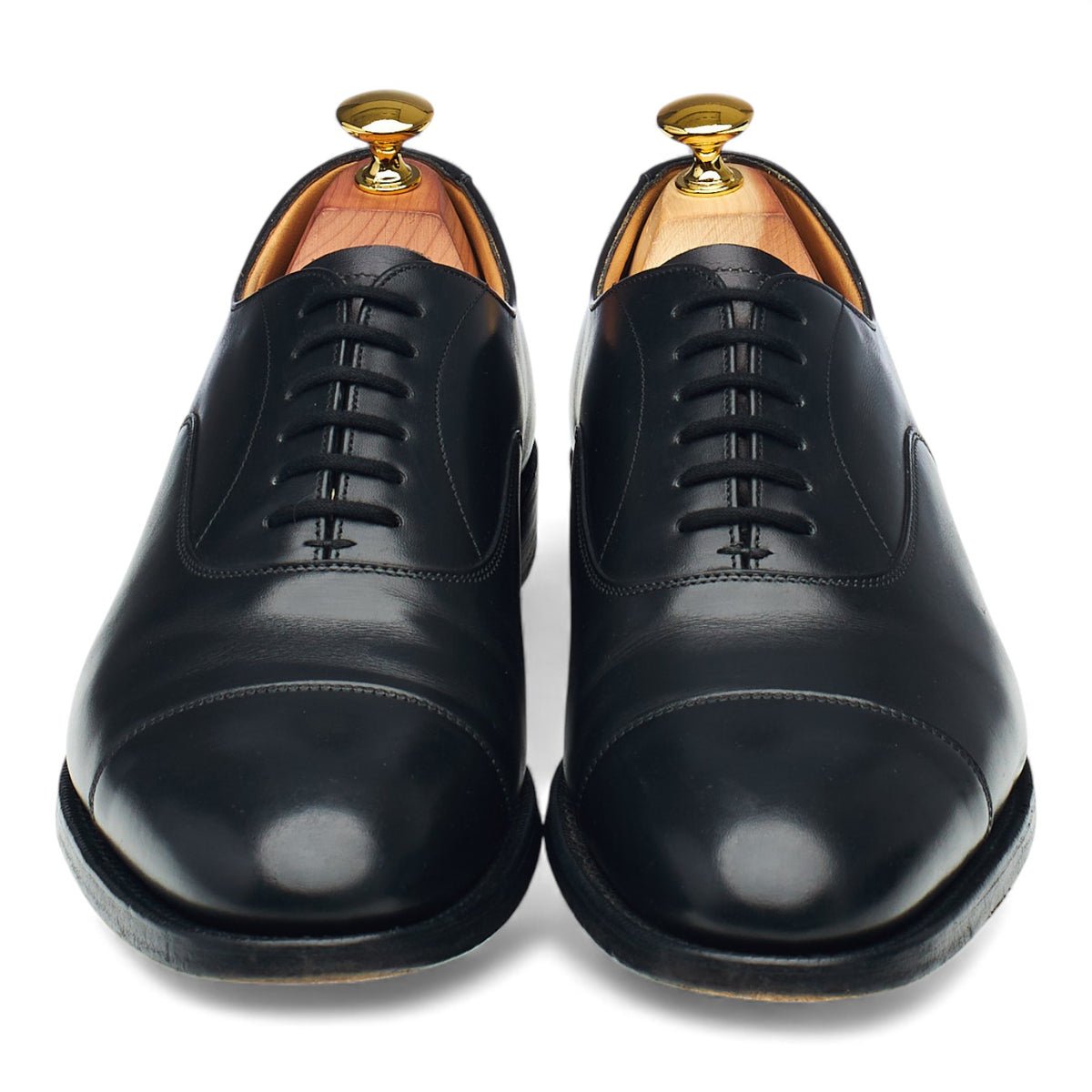 'Dubai' Black Leather Oxford UK 7 G
