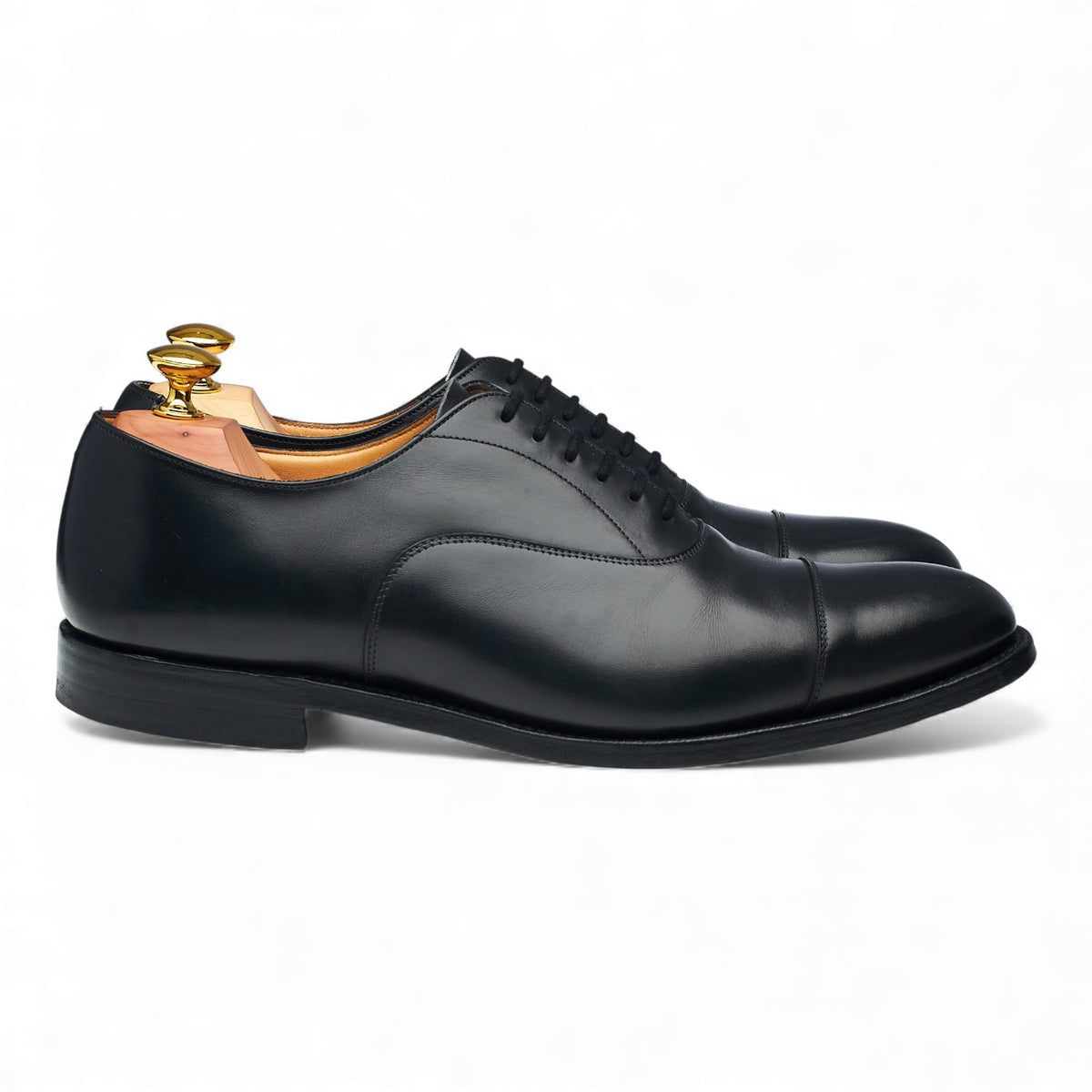 'Dubai' Black Leather Oxford UK 7 G