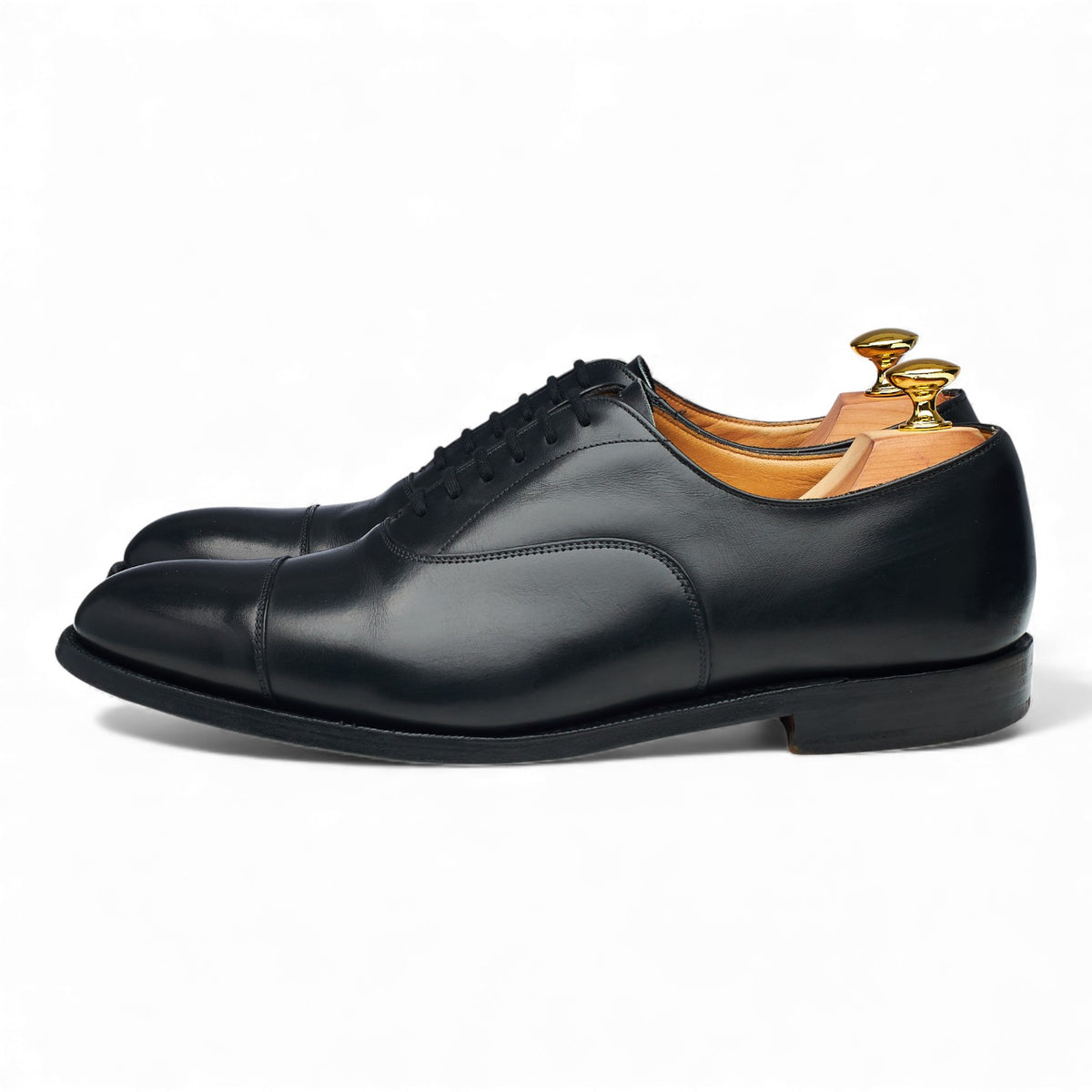 'Dubai' Black Leather Oxford UK 7 G