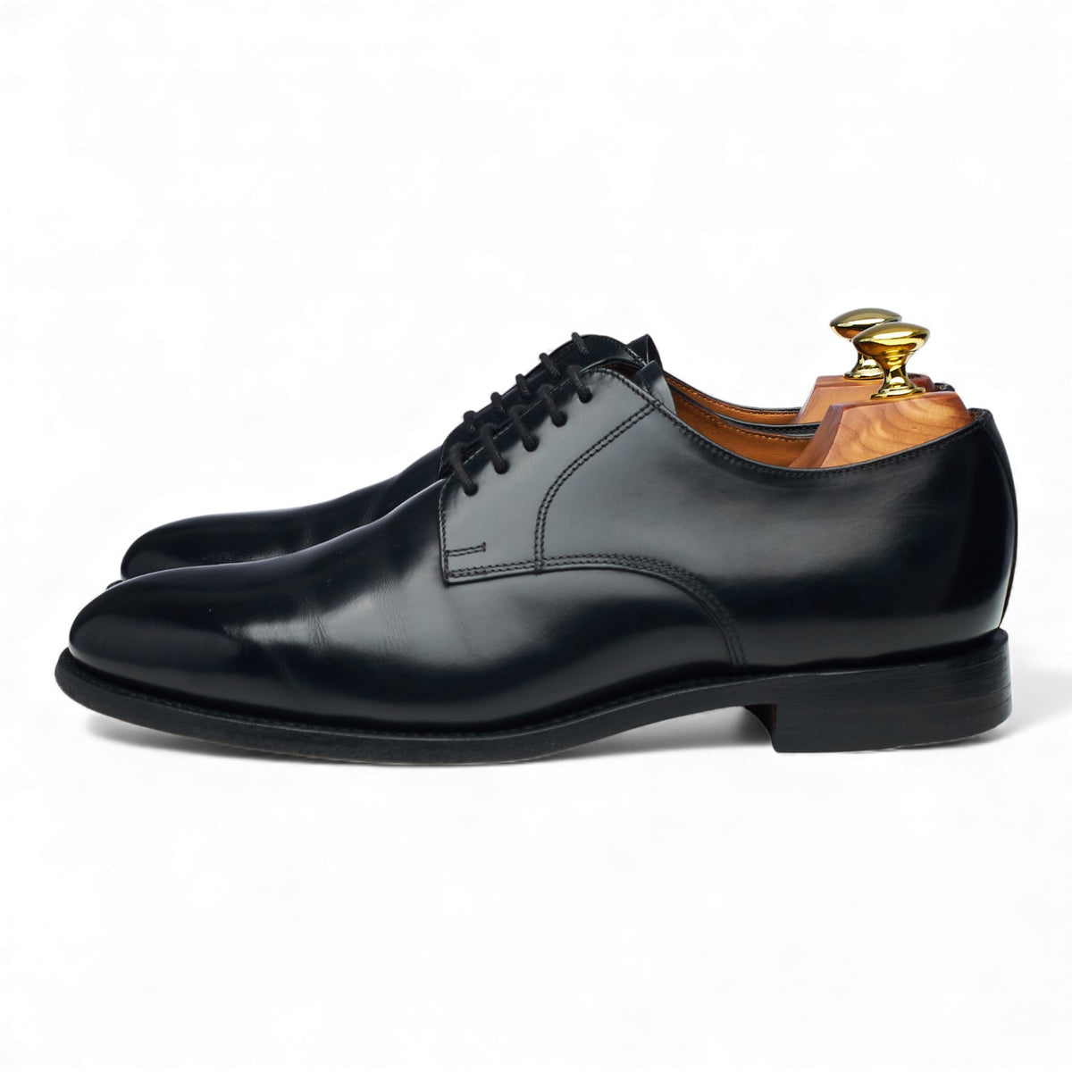 '205B' Black Leather Derby UK 7 F