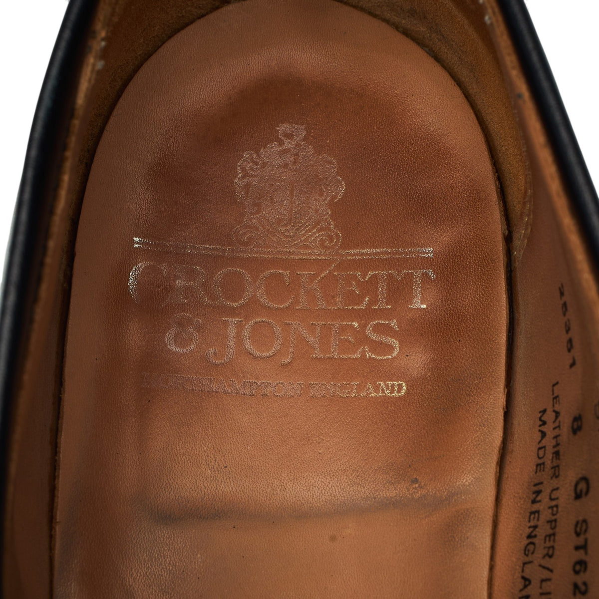 'Sydney' Black Leather Loafers UK 8 G