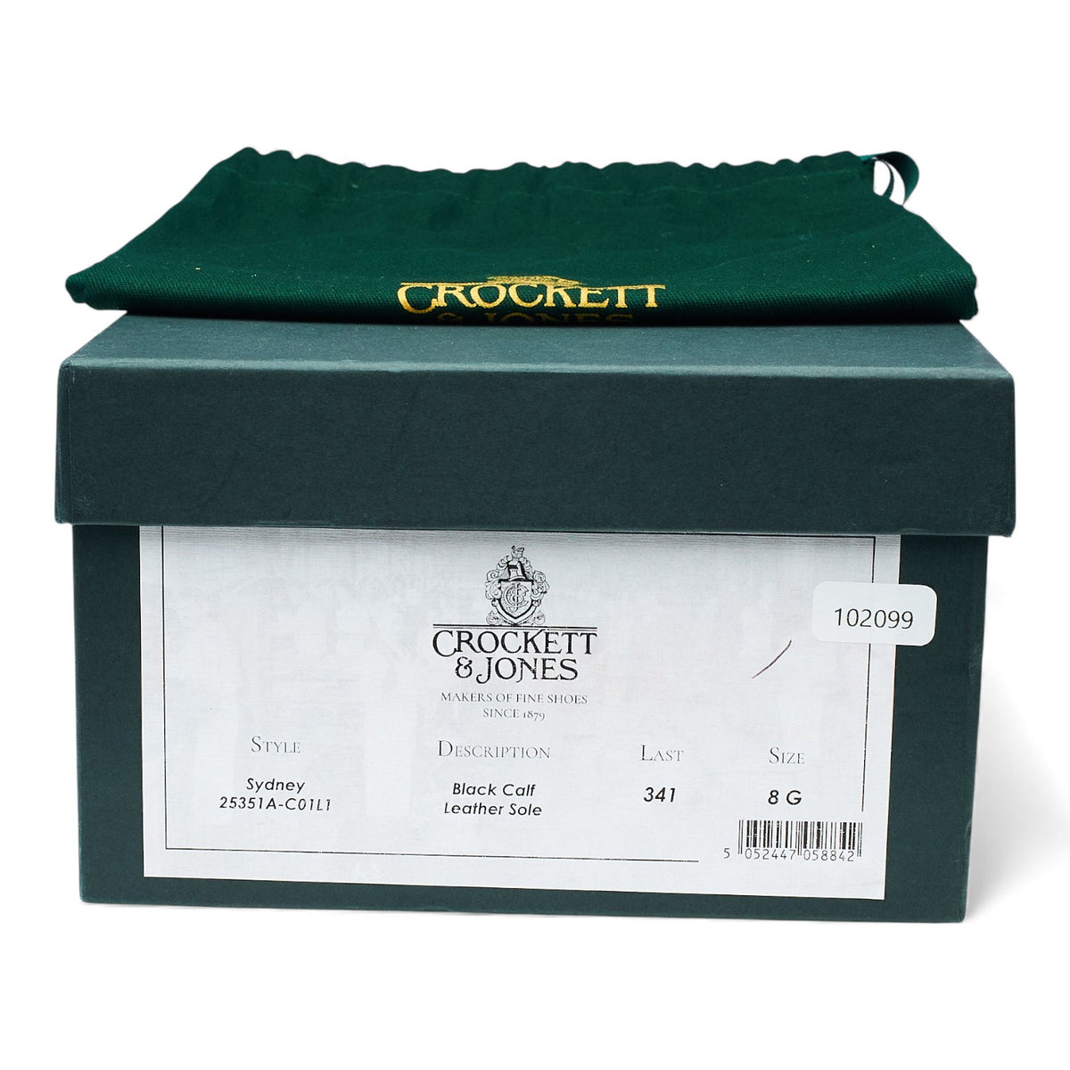 'Sydney' Black Leather Loafers UK 8 G