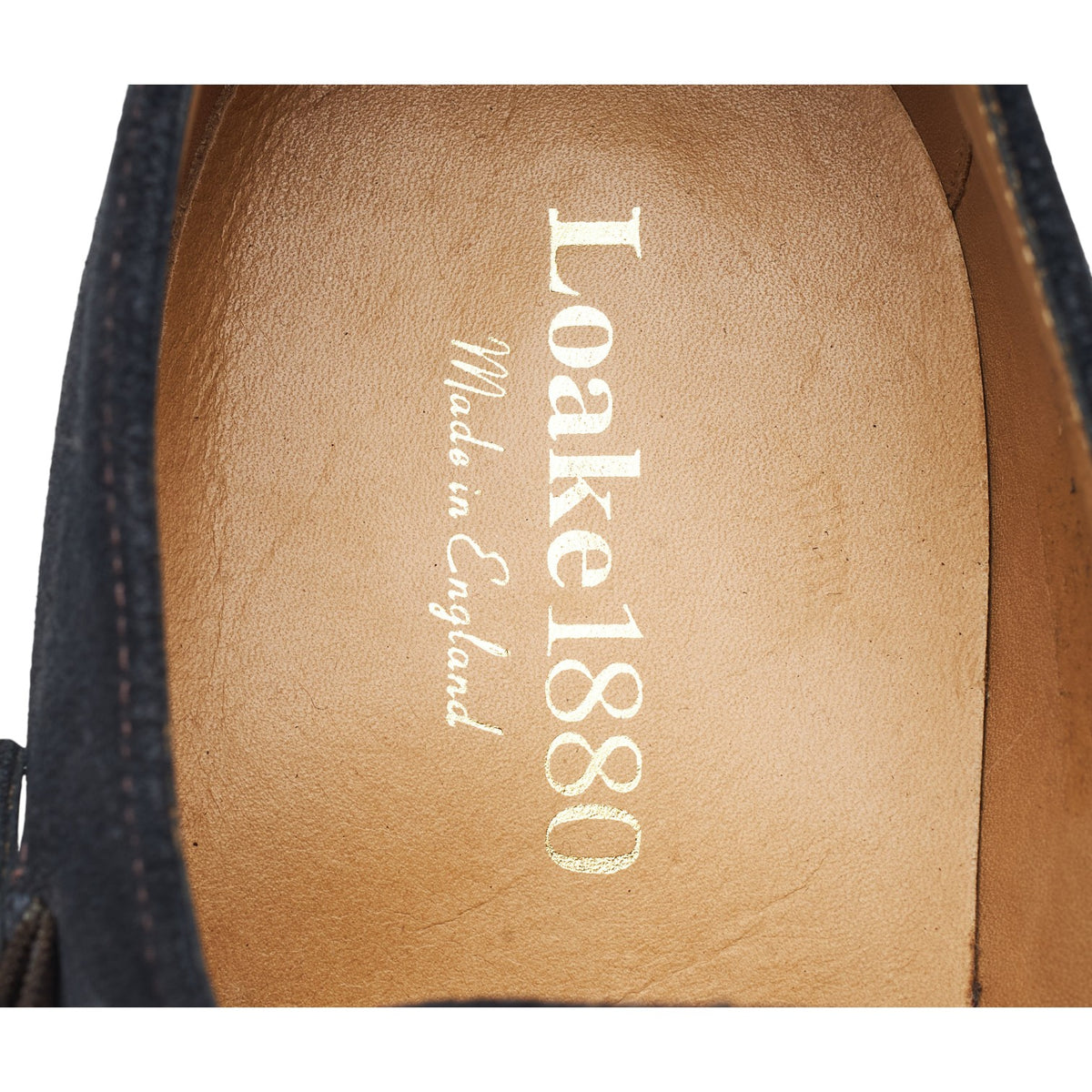 1880 'Cannon' Navy Blue Suede Double Monk Strap UK 10 F