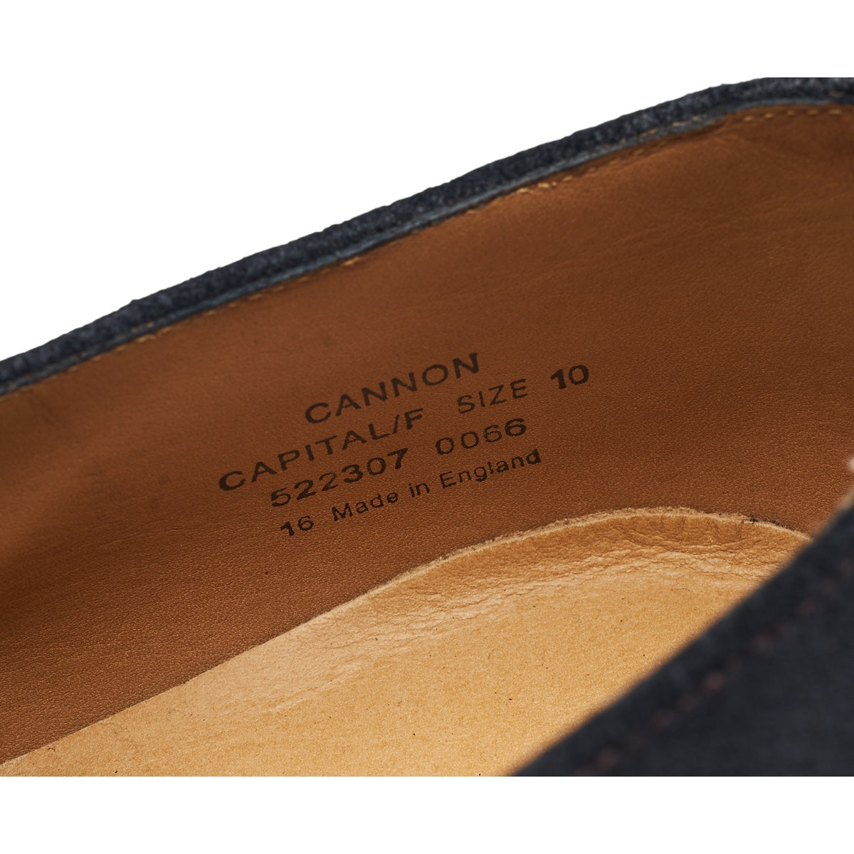 1880 'Cannon' Navy Blue Suede Double Monk Strap UK 10 F