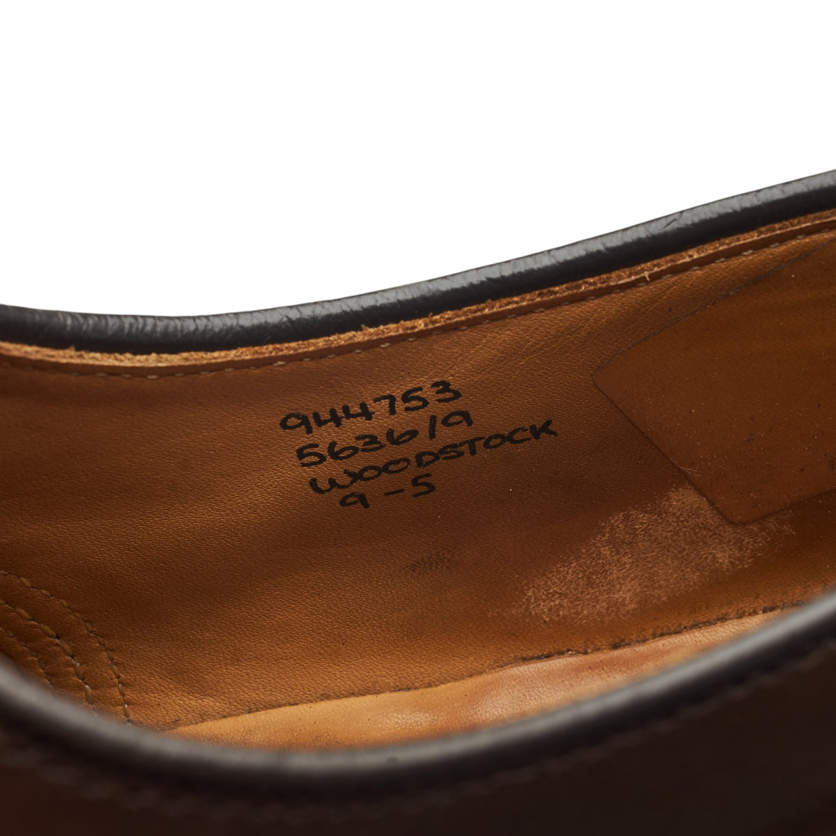 'Woodstock' Dark Brown Leather Derby UK 9