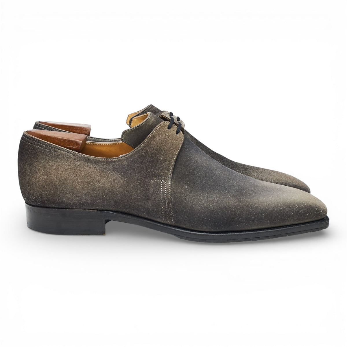 'Arca' Blue / Grey Patina Suede Derby UK 8.5 E