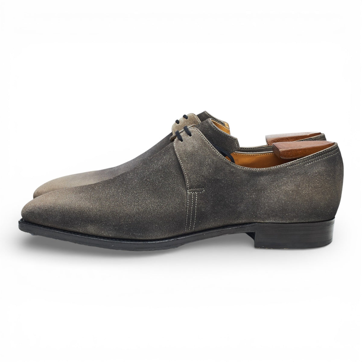'Arca' Blue / Grey Patina Suede Derby UK 8.5 E