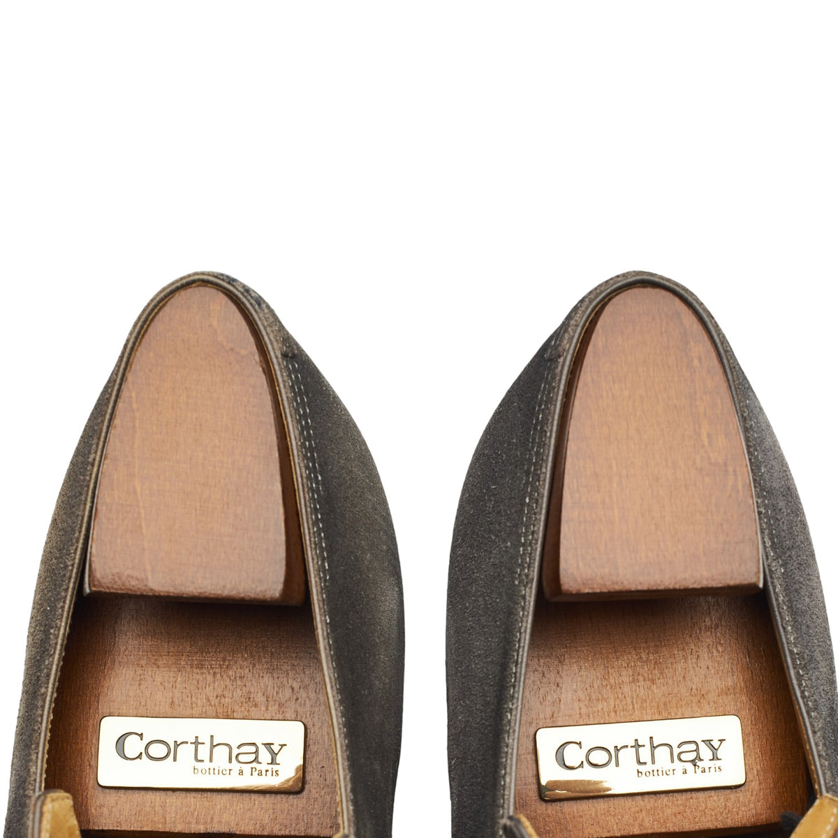 'Arca' Blue / Grey Patina Suede Derby UK 8.5 E