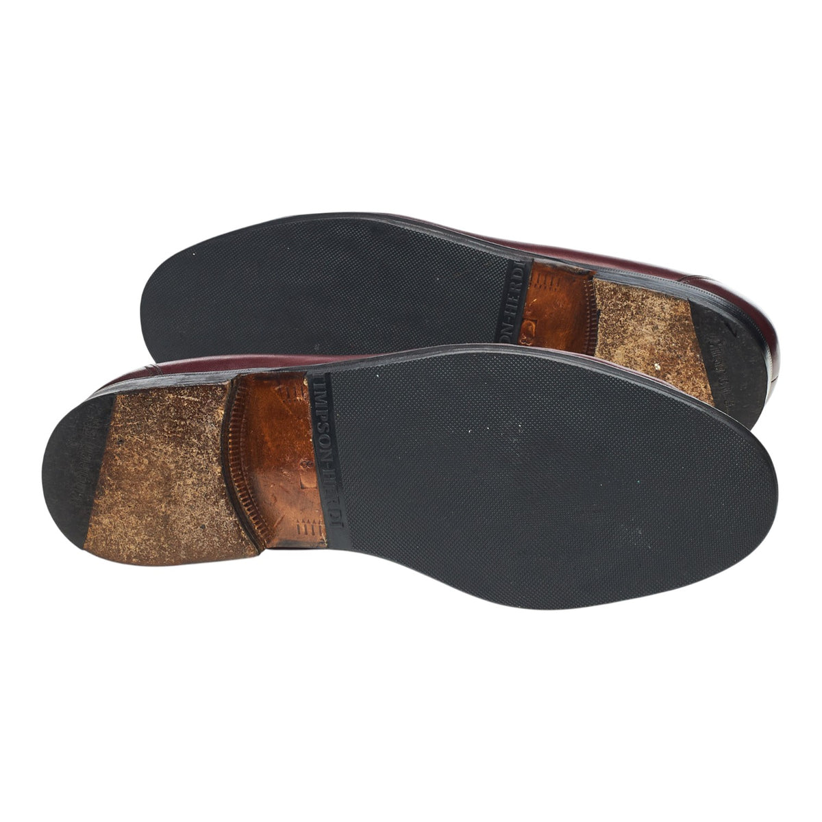 'Turin' Burgundy Leather Moccasins Loafers UK 8 F