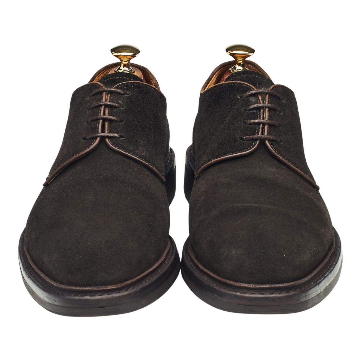 'Fustet' Dark Brown Suede Derby UK 8.5