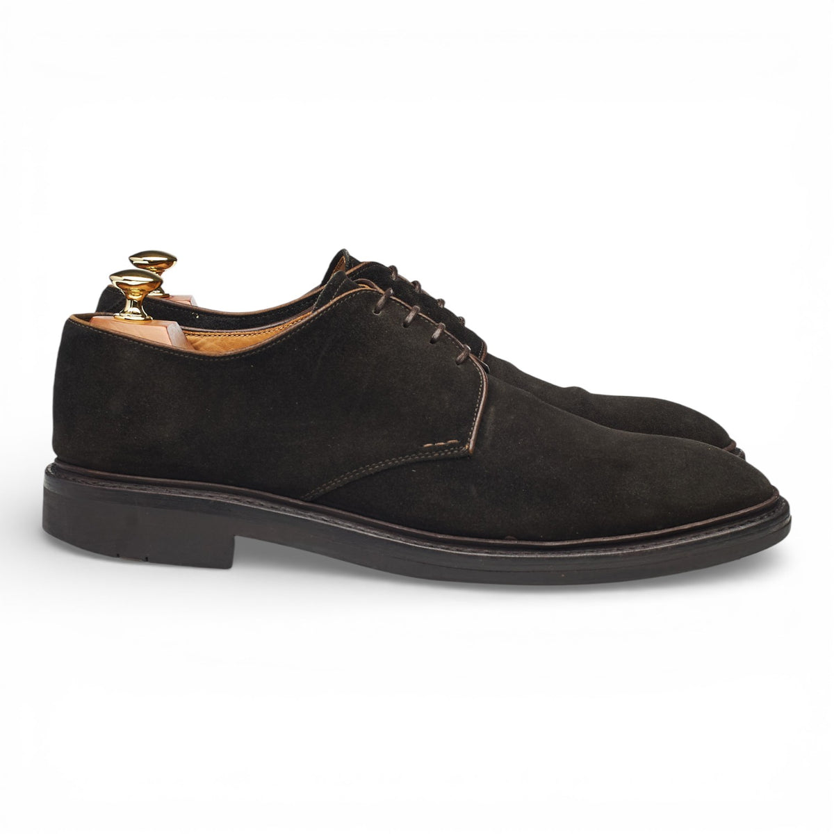 'Fustet' Dark Brown Suede Derby UK 8.5