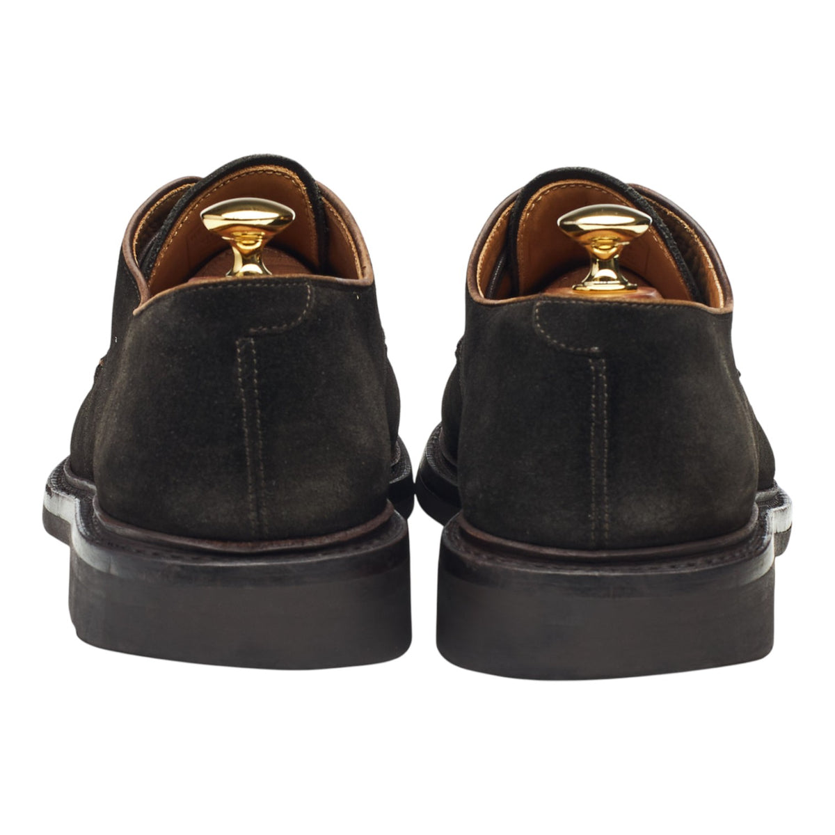 'Fustet' Dark Brown Suede Derby UK 8.5