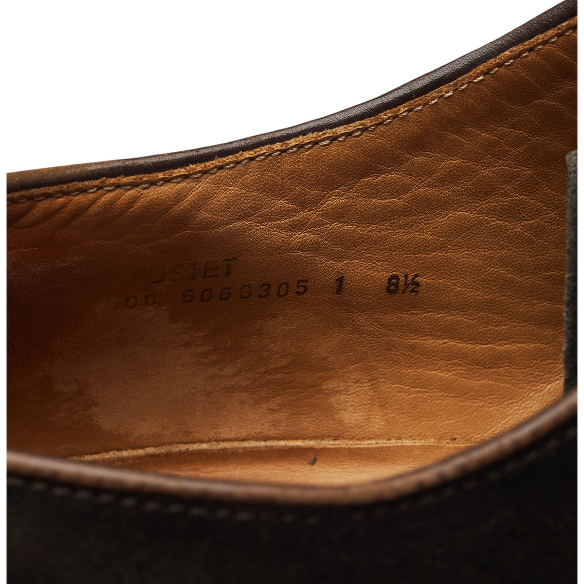 'Fustet' Dark Brown Suede Derby UK 8.5