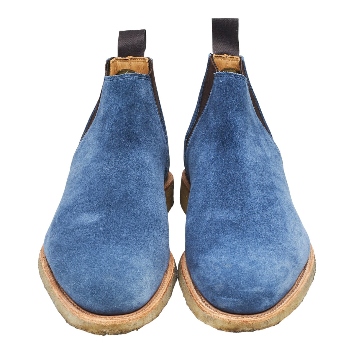'Cranleigh' Blue Suede Chelsea Boot UK 8.5 E