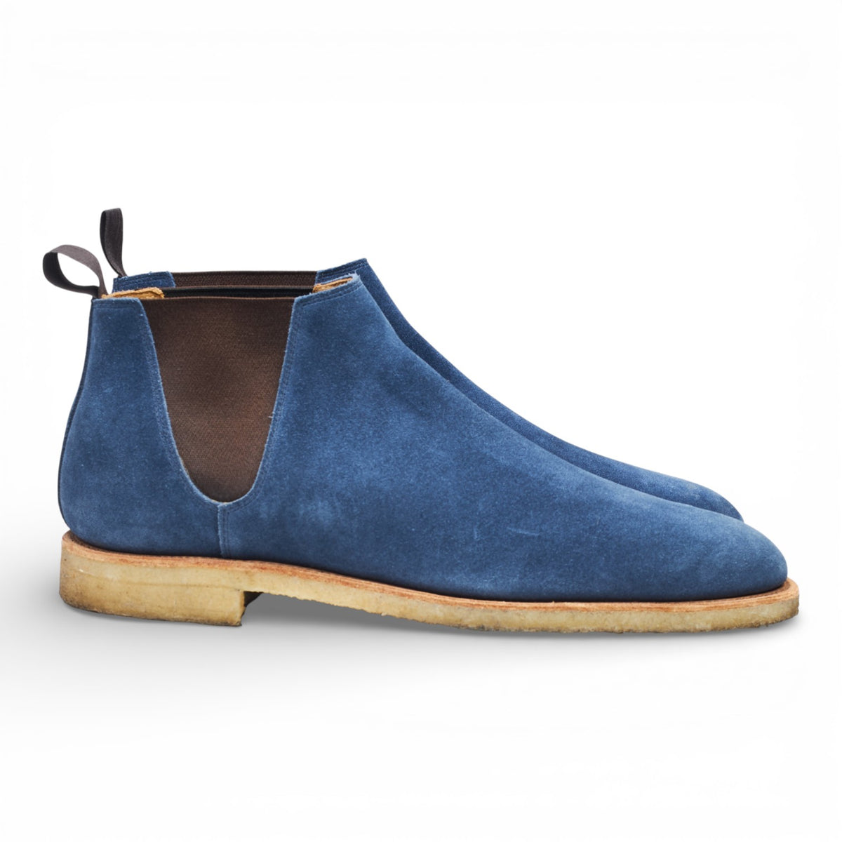 'Cranleigh' Blue Suede Chelsea Boot UK 8.5 E