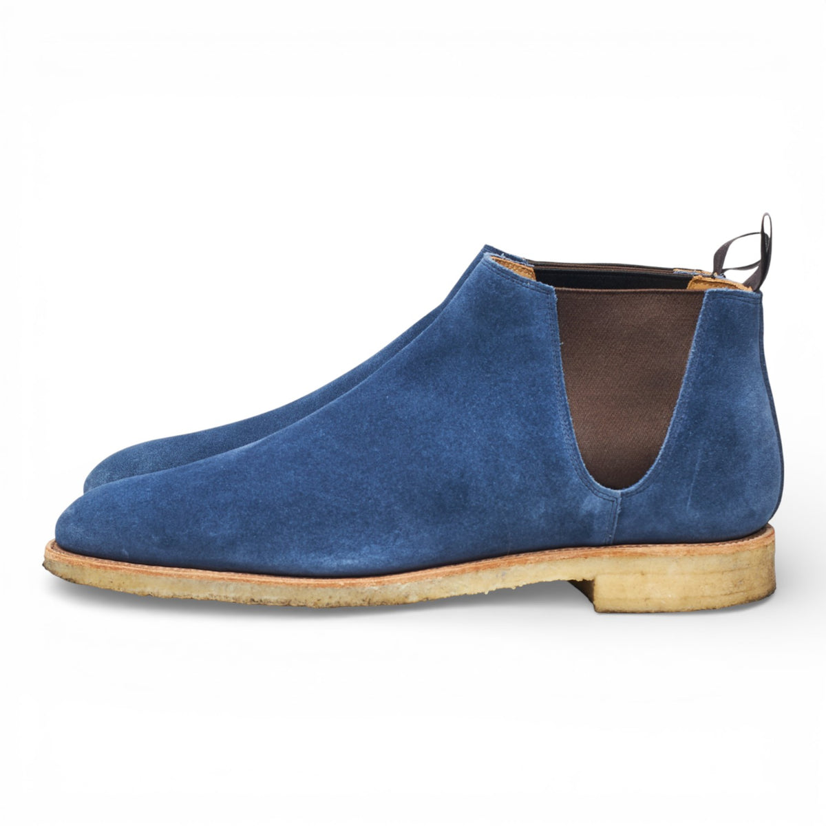 'Cranleigh' Blue Suede Chelsea Boot UK 8.5 E