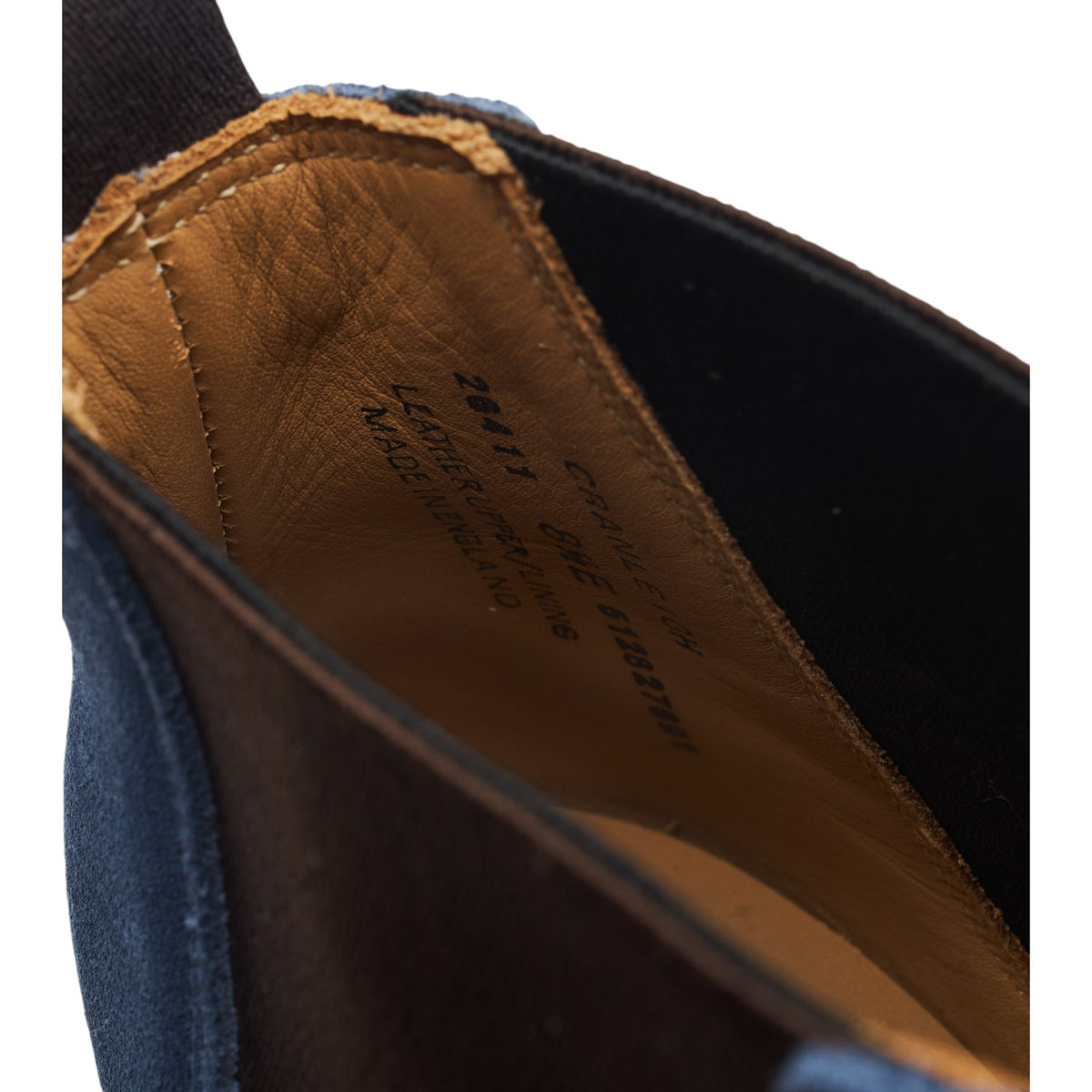 'Cranleigh' Blue Suede Chelsea Boot UK 8.5 E