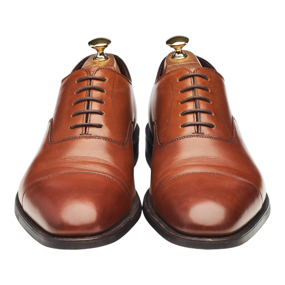 1880 'Aldwych' Tan Brown Leather Oxford UK 10 G