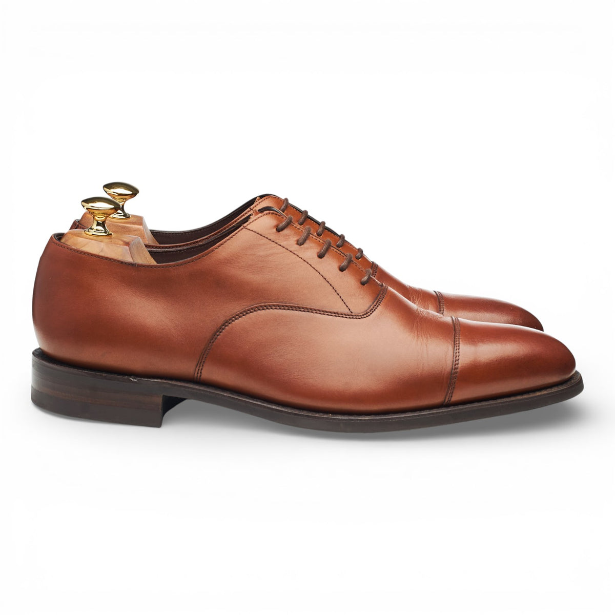1880 'Aldwych' Tan Brown Leather Oxford UK 10 G