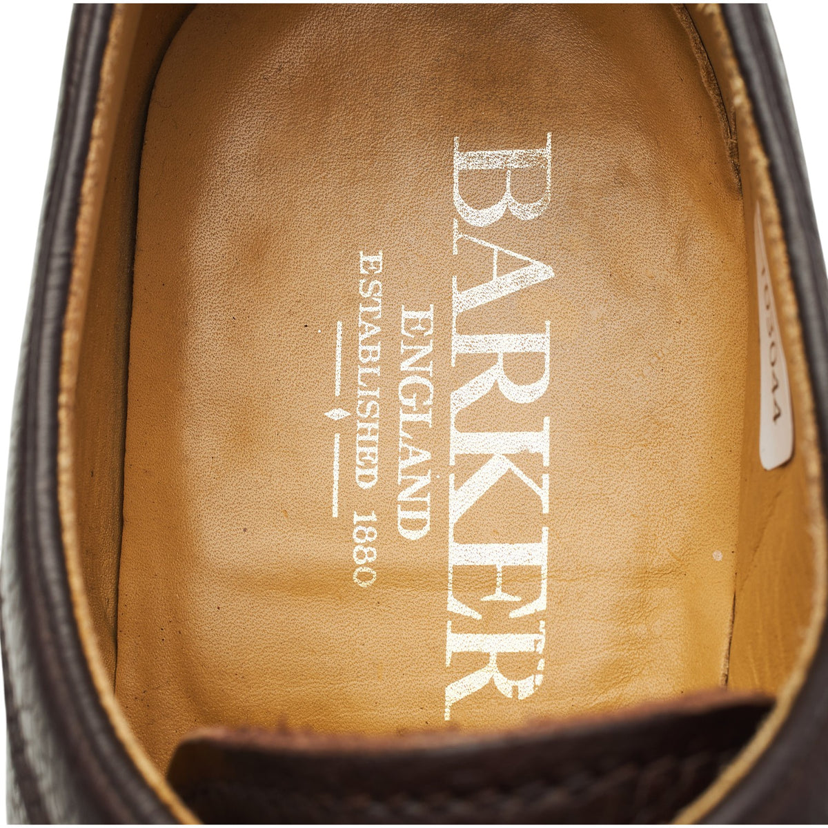 'Skye' Dark Brown Grain Leather Derby UK 9.5 F