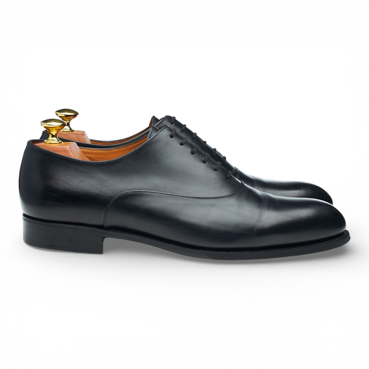 '486' Black Leather Oxford 8 D UK 8.5