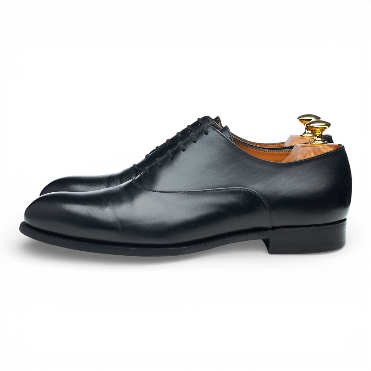'486' Black Leather Oxford 8 D UK 8.5