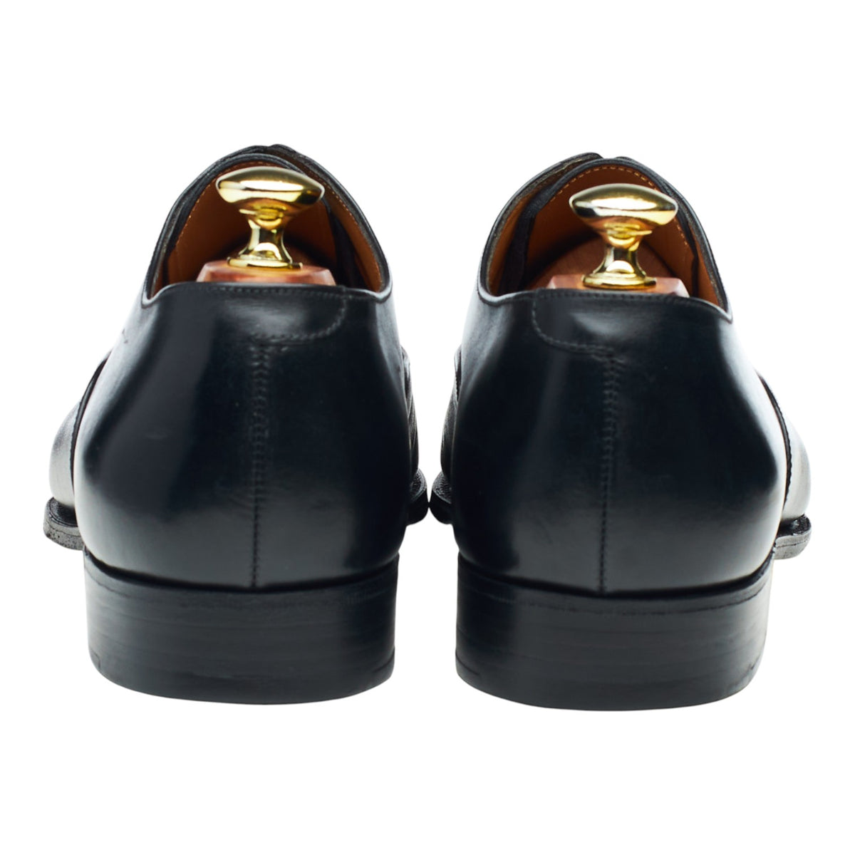 '486' Black Leather Oxford 8 D UK 8.5