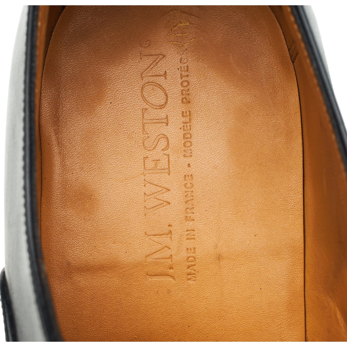 '486' Black Leather Oxford 8 D UK 8.5