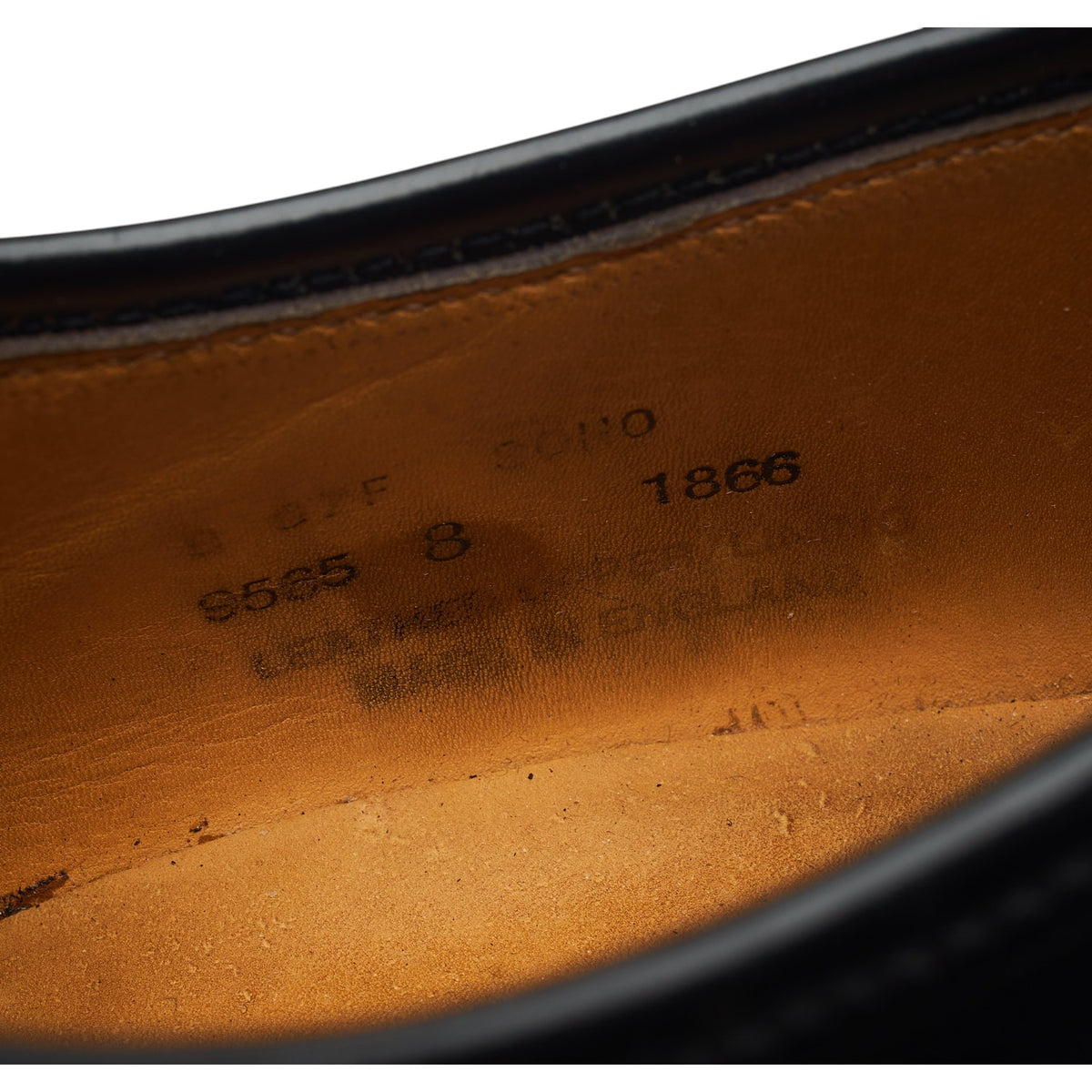 Shipton & Heneage 'Soho' Black Leather Derby UK 8 F