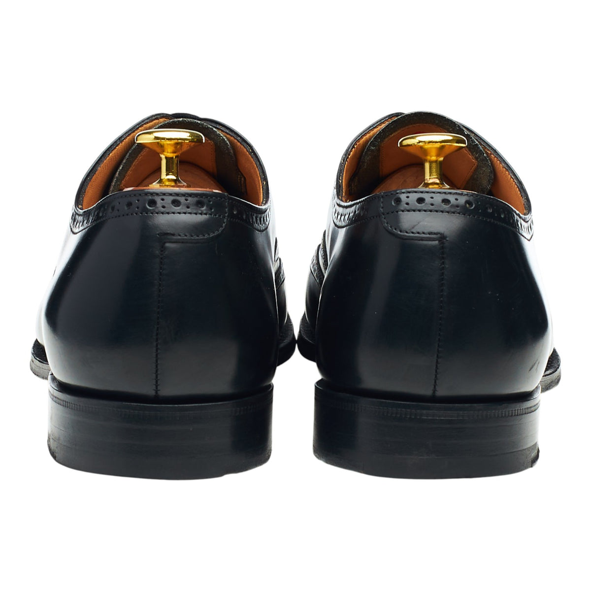 'New York' Black Leather Oxford Brogues UK 8.5 G