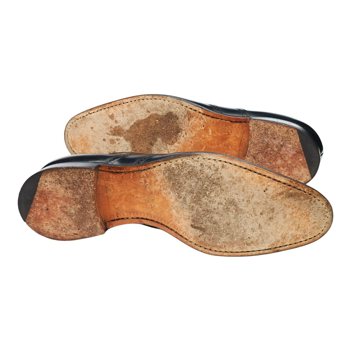 'New York' Black Leather Oxford Brogues UK 8.5 G